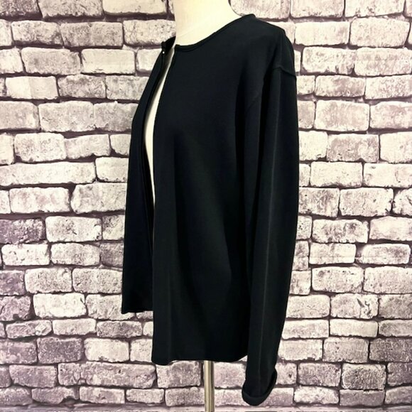 Cabin Creek Lightweight Black Long Sleeve Jacket Size L - Picture 4 of 8